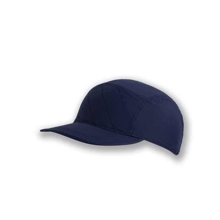 Brooks Shield Thermal Running Hat - Women's - Navy (65489-IJWG)